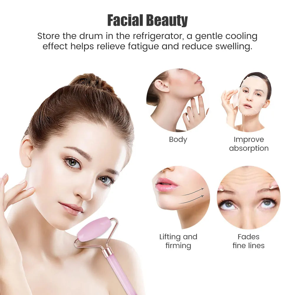 Le rituel complet — set rouleau 2-en-1 + gua sha